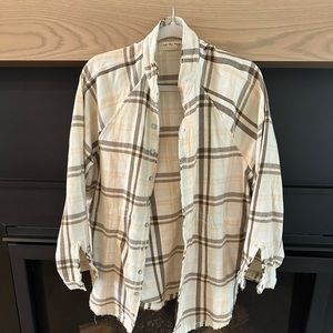 Free people plaid daydreamer